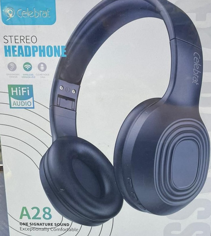 Celebrat A28 Stereo Headphone - Clear Sound & Comfort